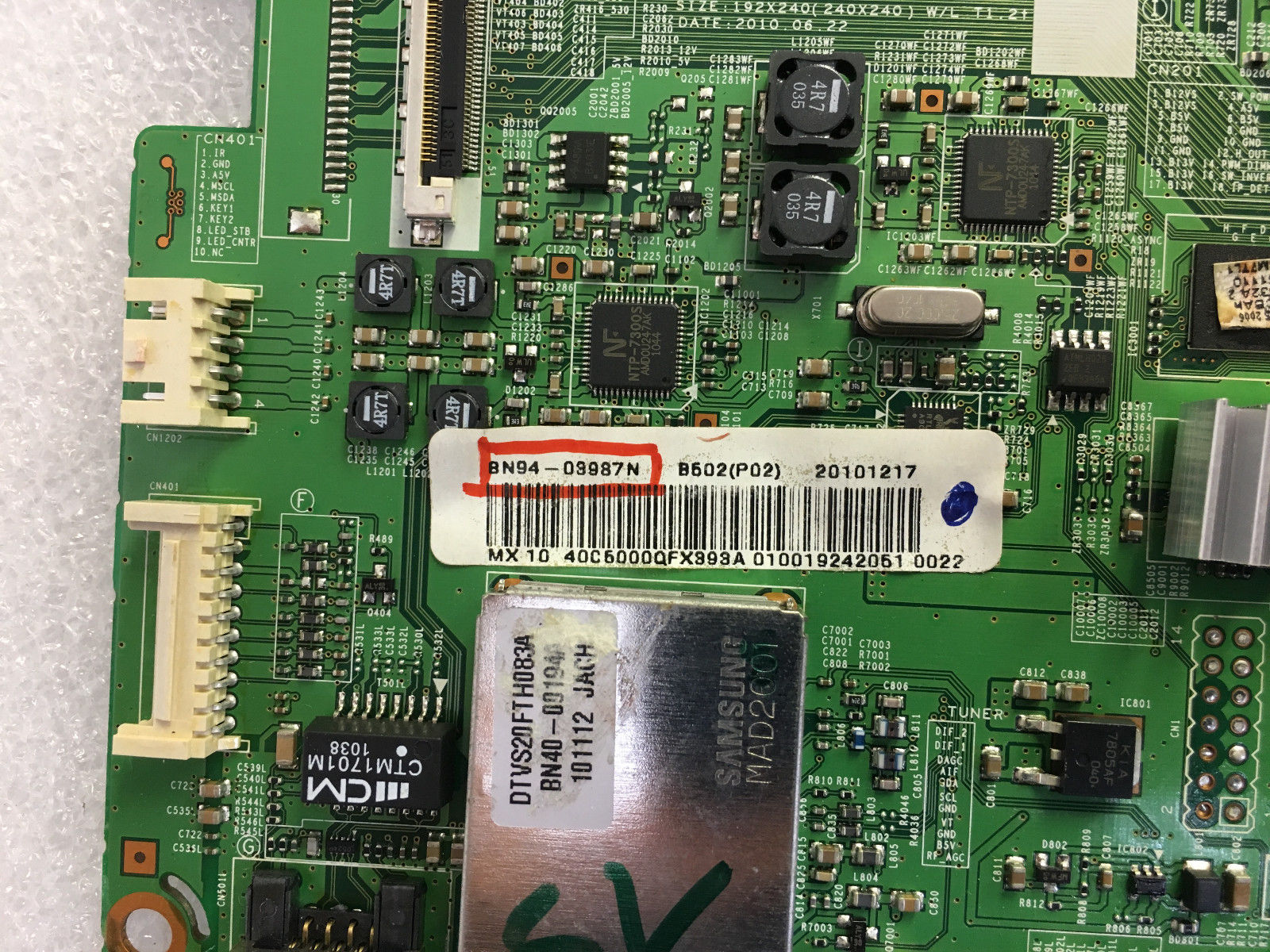 Samsung UN40C5000QF Hauptplatine BN94-03987N BN97-04836J